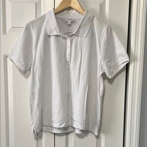 JCREW White Polo Shirt